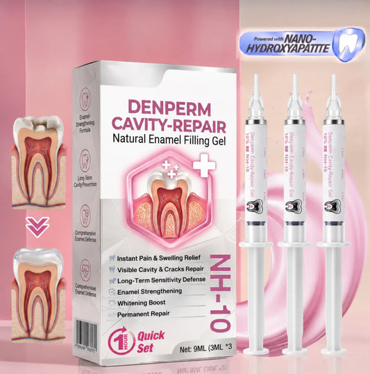 AQA™ DenPerm 5-Day Enamel Filling Gel | Natural Cavity-Repair